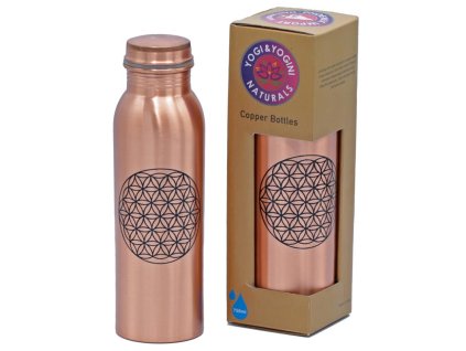 Lahev měděná květ života 750 ml