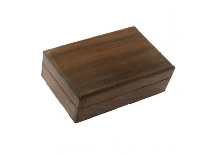 Krabička na taroty dřavěná bez motivu 15x10x4 cm