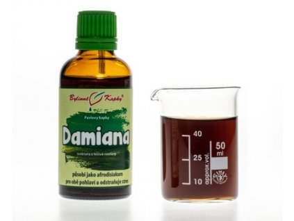 damiana bylinne kapky tinktura 50 ml