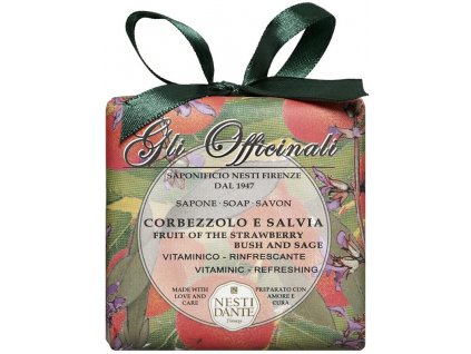 Mýdlo corbezzolo e salvia s mašlí 200g