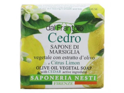 Mýdlo cedro dal frantoio Citron 100g