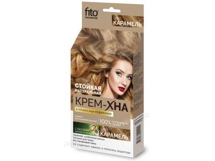 Dlouhotrvající přírodní indická krémová henna KARAMEL 50ml TML K104