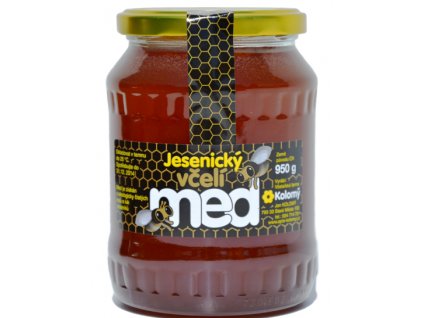 Med květový malinový 950g