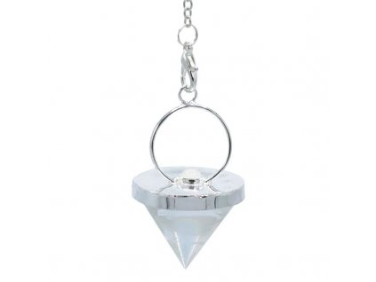 91599 1 kyvadlo konicke kristal s kruhem 13 g 3 2 cm