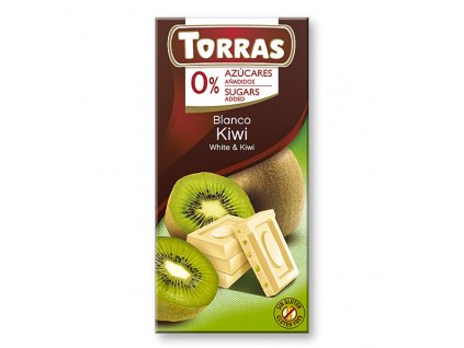 torras bila cokolada s kiwi 75 g