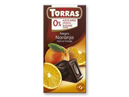 torras horka cokolada s pomerancem 75 g