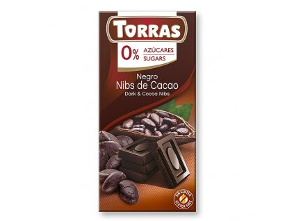 torras horka cokolada s kakao boby 75 g