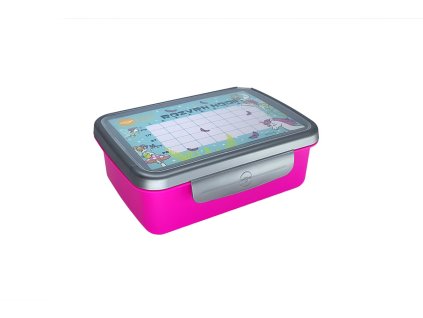 zdrava svaca komplet box fluo fialova nerez