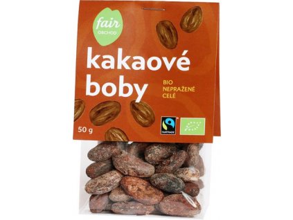 BIO KAKAOVÉ BOBY CELÉ NEPRAŽEN 50G FAIR