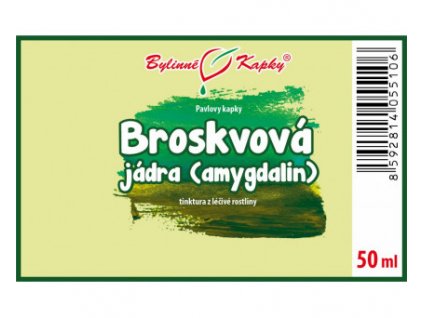 broskvova jadra amygdalin tcm bylinne kapky tinktura 50 ml