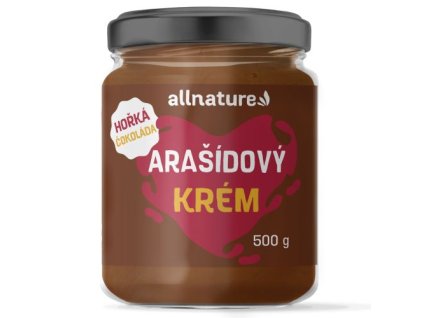 allnature arasidovy krem s horkou cokoladou 500 g