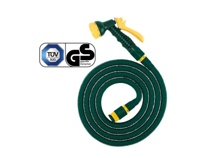 florasun dehnbarer gartenschlauch mit multi funktions spruehkopf farbe und laenge waehlbar VAR0193 VAR 01