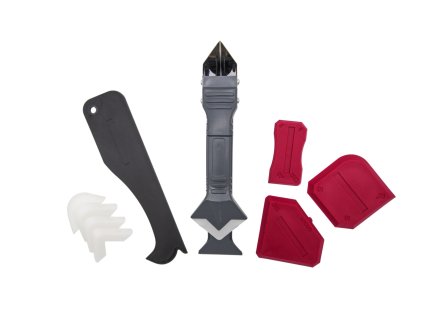 steuber silikon fugenwerkzeug 9 tlg komplett set fuer heimwerker zum silikonieren von kueche bad fliesen uvm 10 040332 01