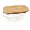 steuber glas frischhaltedose mit bambusdeckel anzahl und groesse waehlbar rechteckig aufbewahrungsdose aufbew VAR0260 VAR 01