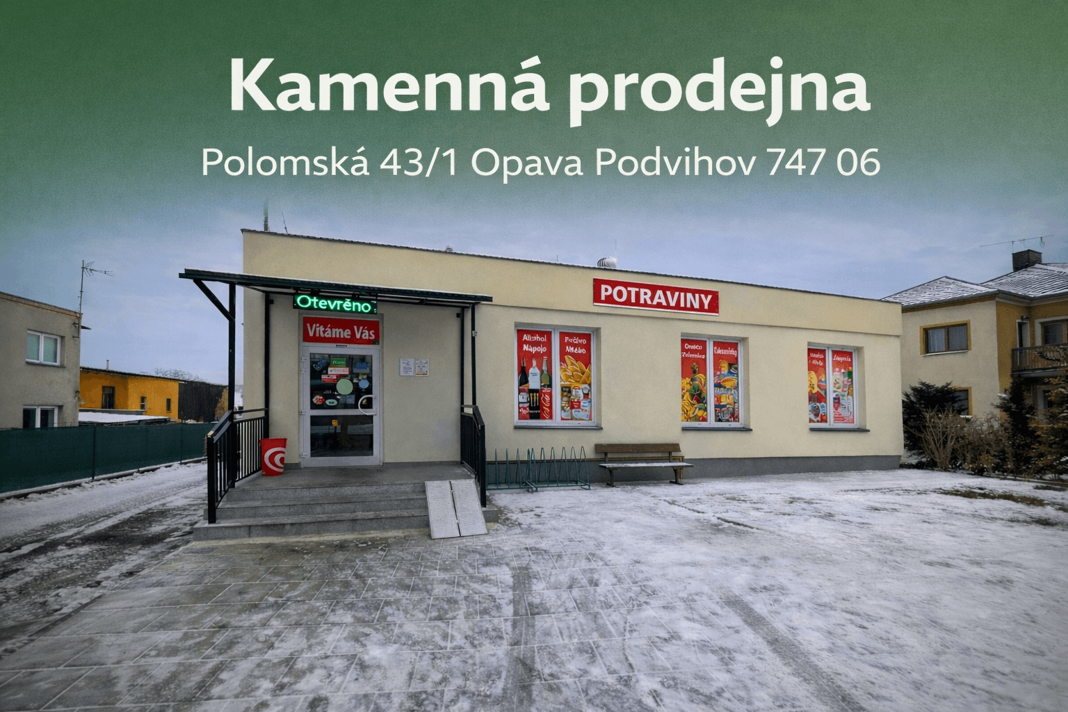 Kamenná prodejna Polomská 43/1 Opava Podvihov 74706