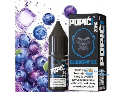 E-LIQUID Popič! Blueberry ice 20mg 10ml
