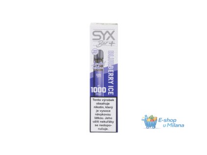 0 e zigarette syx bar ltd blueberry ice 16 5mg 520633
