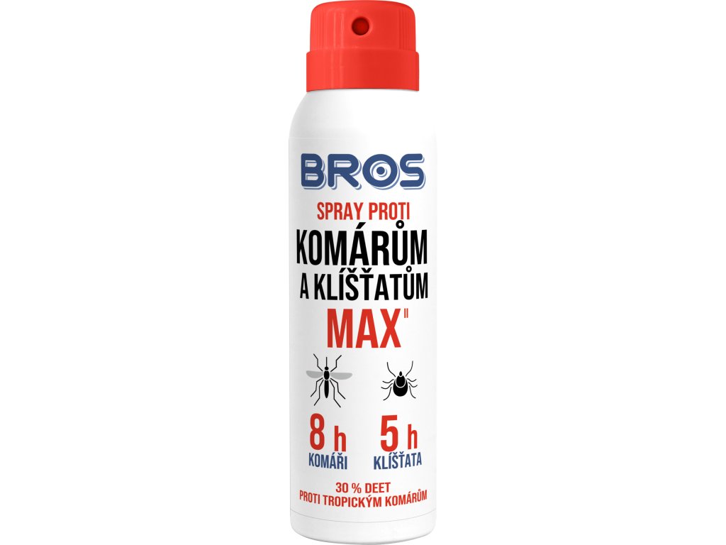 Bros - sprej proti komárům a klíšťatům MAX 90 ml