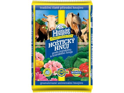 Hoštický hnůj - 10 kg s rohovinou