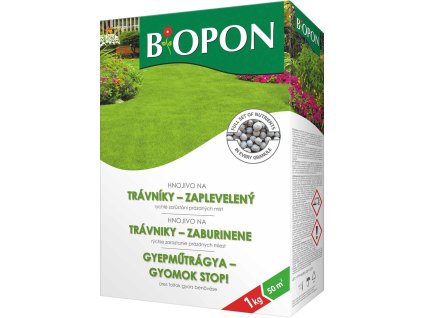 Bopon - hnojivo na trávníky - zaplevelený 1 kg BROS