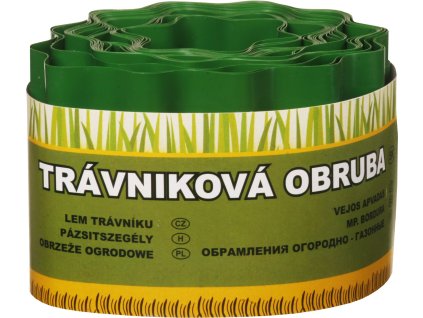 Okraj trávníku 9 m - 20 cm zelený