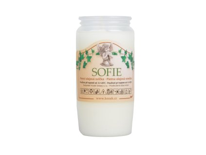 Svíčka olejová Sofie - 80 g bílá