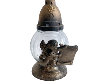 Svíčka sklo lampa - 45 g anděl
