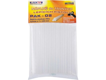 Náboje do tavné pistole (30 ks, 7,4 mm / 10 cm)