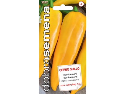Dobrá semena Paprika zel. - Corno Giallo 30s