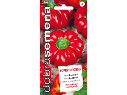 Dobrá semena Paprika zel. - Topepo Rosso 0,4g