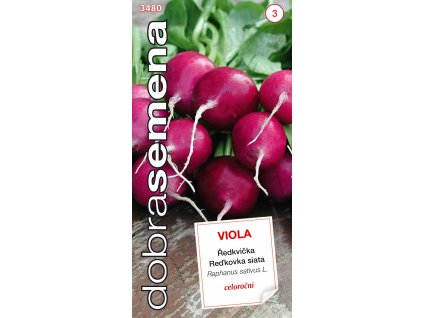 Dobrá semena Ředkvička fialová - Viola celoroční 4g