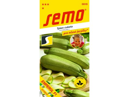 Tykev cuketa - Emperol F1 bělozelená síťovaná 1,5g - série JAZÝČKY