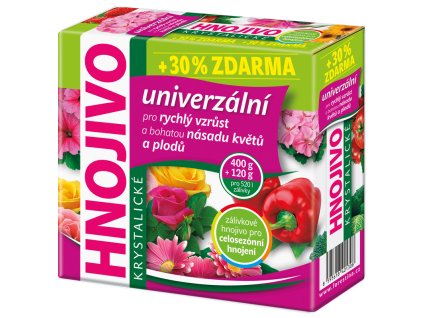 Hnojivo krystalické univerzální STANDARD - 400 g + 30 % zdarma