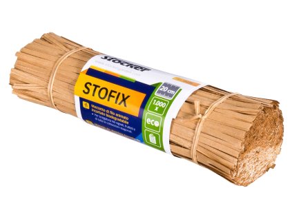 Drát vázací obalený papírem Stofix 20 cm Stocker (1000 ks)