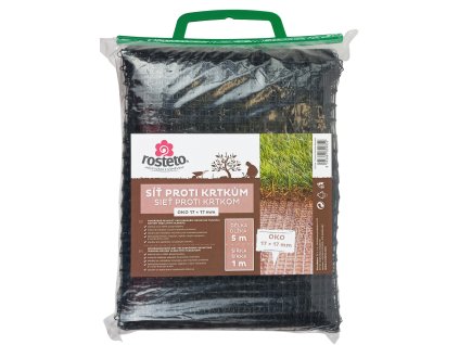 Síť proti krtkům Rosteto - 5 x1 m černá