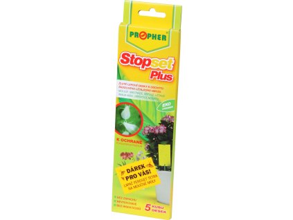 Stopset desky Plus - 20x6 cm žluté (5 ks)