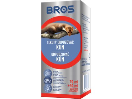 Bros - odpuzovač kun tekutý 70 ml + 30 ml ZDARMA