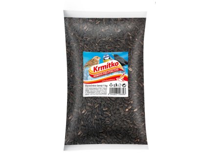 Slunečnice černá - 1 kg Krmítko