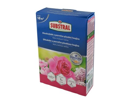 Substral Osmocote dlouhodobé hnojivo - pro růže a kvetoucí rostliny 750g