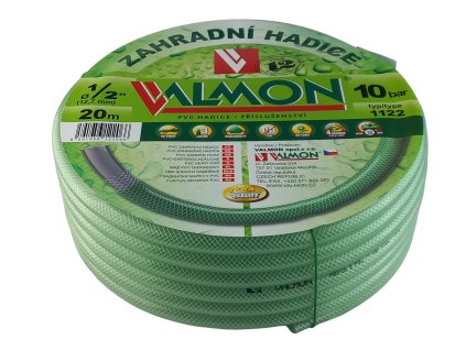 Hadice zelená transparentní Valmon - 1/2", role 20 m ( 10 bar )
