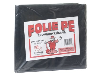 Folie černá 10 bm polohadice 0,8x10 m