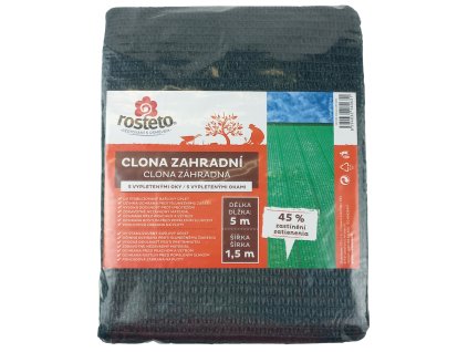 Clona zahradní 45% Rosteto - 5 x 1,5 m zelená s oky