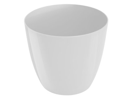 Obal Ella - lesklá bílá 18 cm