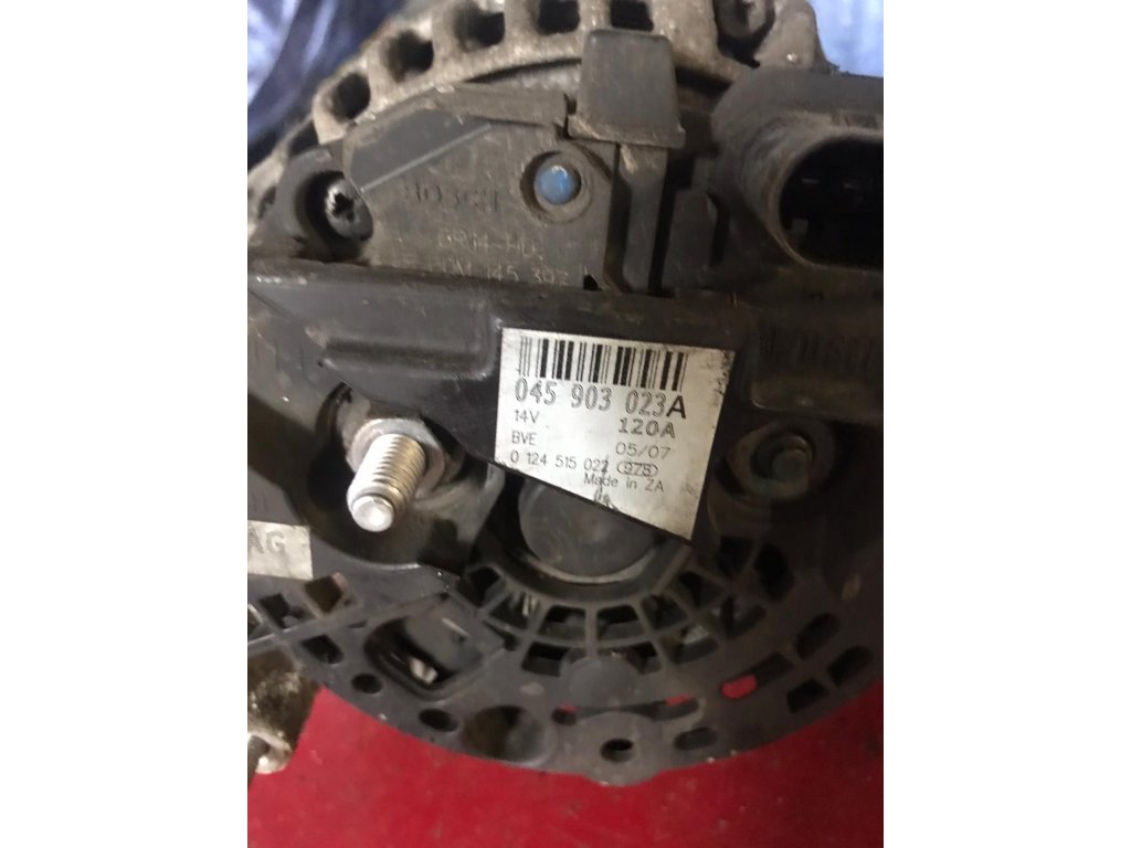 Alternátor 120A 045 903 023 A Octavia1 Fabia1 Fabia2 Roomster Polo Toledo Ibiza Cordoba Golf4 Leon Toledo Audi A3 1.9tdi 1.4tdi Alternátor 120A 045903023A Octavia1 Fabia1 Fabia2 Roomster Golf4 Audi A3 Toledo Leon Cordoba Ibiza Polo 1.9tdi 1.4tdi