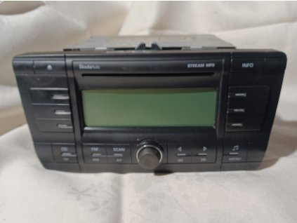 Autorádio STREAM MP3 1Z0 035 161 C 1Z0035161C Škoda Octavia II