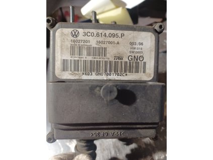 Řídicí jednotka ABS 3C0614095 - MK60EC1 pro VW Passat B6/B7, CC, Škoda Superb II, Octavia II FL