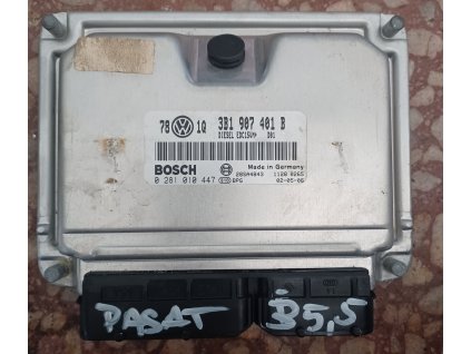 Řídící jednotka motoru 3B1 907 401 B 0 281 010 44 3B1907401B 02810104477