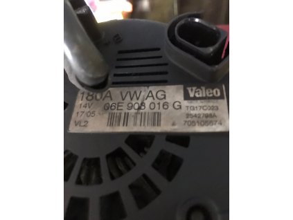 Alternátor 180A 06E 908 016 G Audi A6 C6 2.4 2.8 3.0 3.2 Alternátor 180A Audi A6 C6 06E908016G 2.4 2.8 3.0 3.2