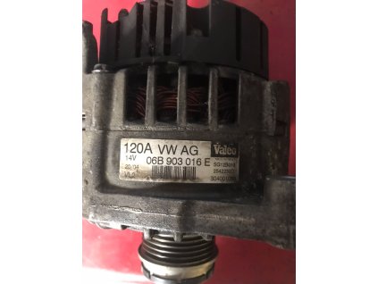 Alternátor 120A VW Audi Škoda Seat 1.8 turbo 06B 903 016 E  Alternátor 120A VW Audi Seat Škoda 1.8turbo 06B903016E