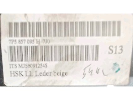 Úložný kastlik Porsche cayenne 7P5 857 095 H 7P5857095H